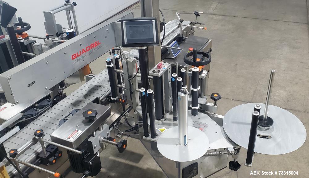 Used Quadrel Econoline Q110 Front and Back Labeler – 150 CPM